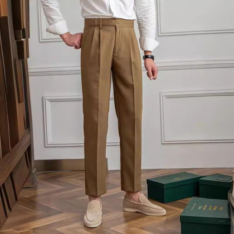 Capri Hohe Taille Pantalon - Altes Geld