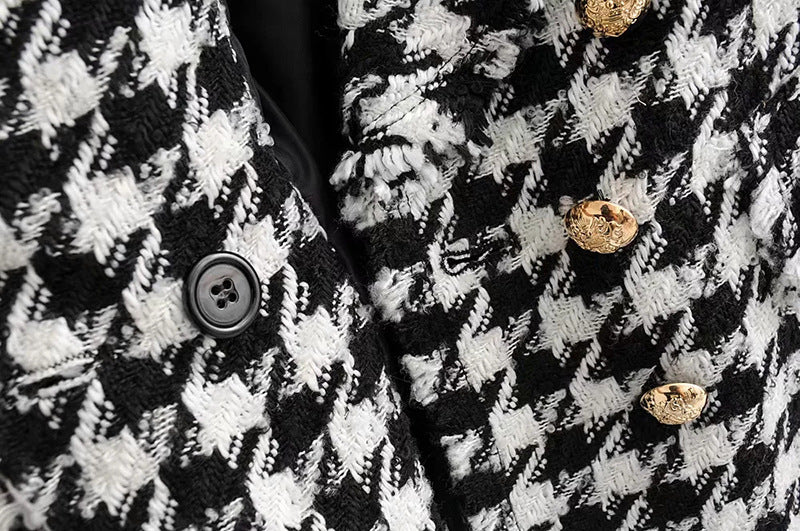 Retro-Karierte Jacke - Altes Geld