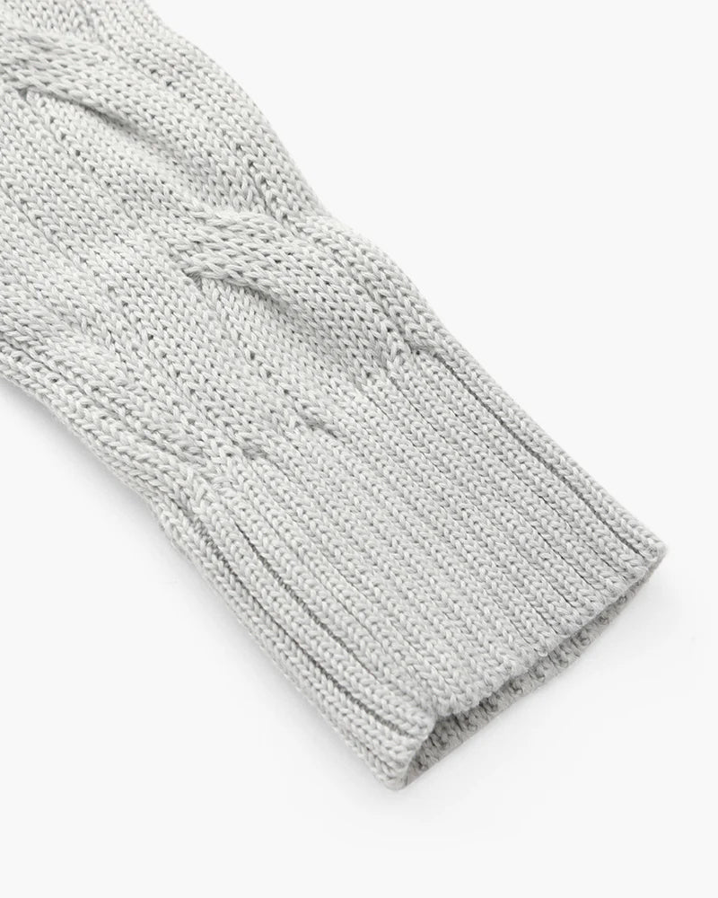 Verbier Pullover mit halbem Reißverschluss - Altes Geld