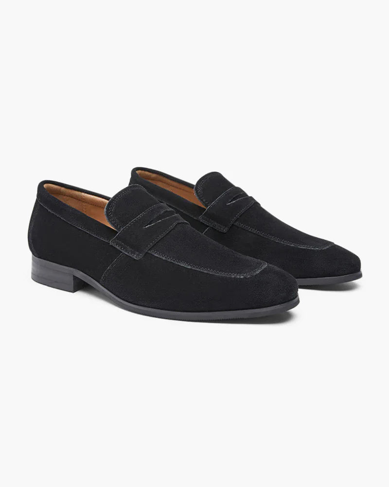 Altes Geld Penny Loafers aus Wildleder - Altes Geld