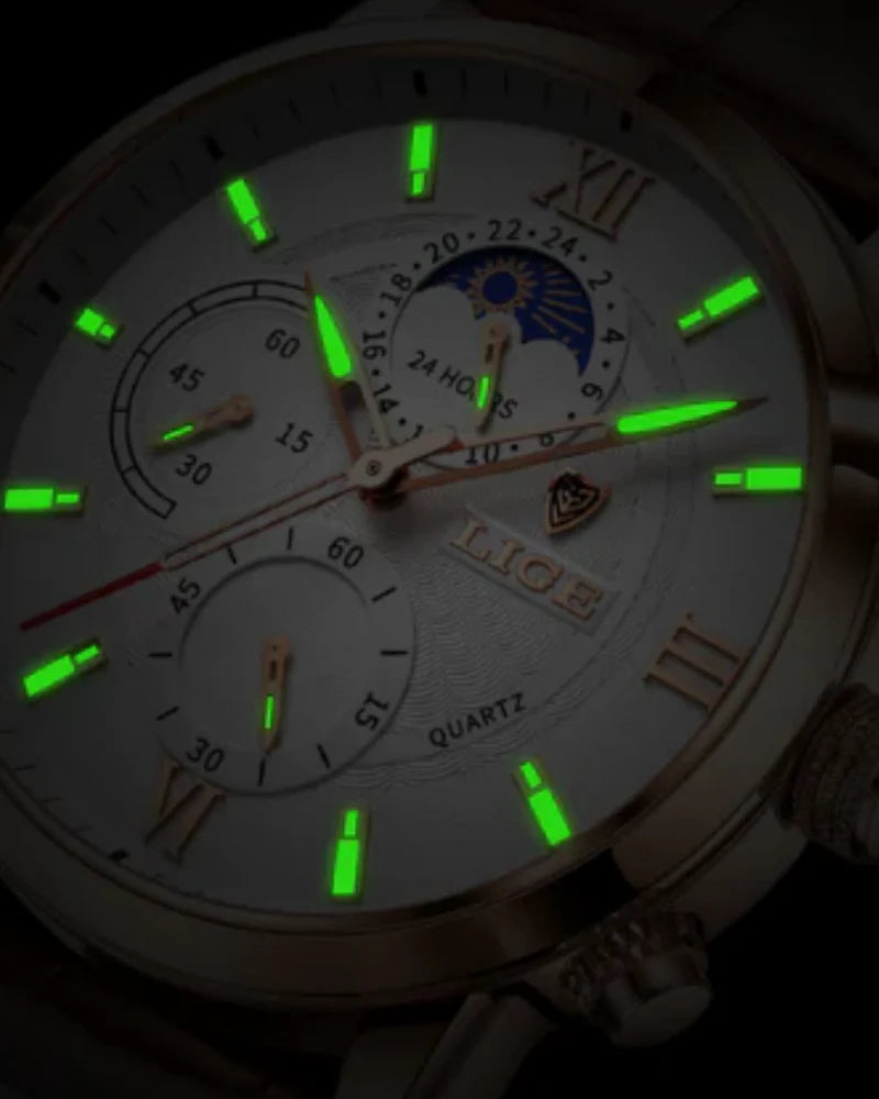 Lugano Classic Uhr (wasserdicht) - Altes Geld