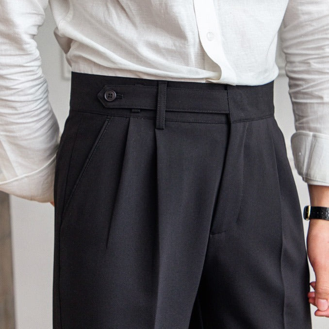 Capri Hohe Taille Pantalon - Altes Geld