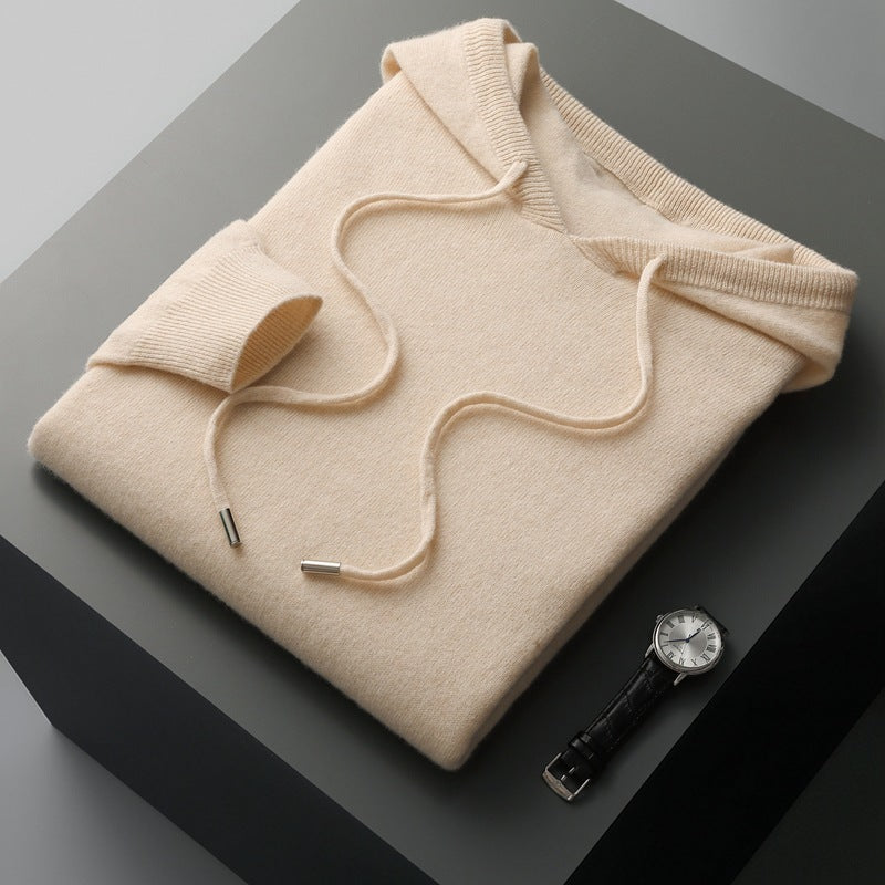 100% Kaschmir Kapuzenpullover - Altes Geld
