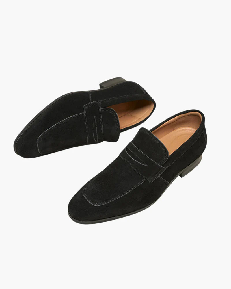 Altes Geld Penny Loafers aus Wildleder - Altes Geld