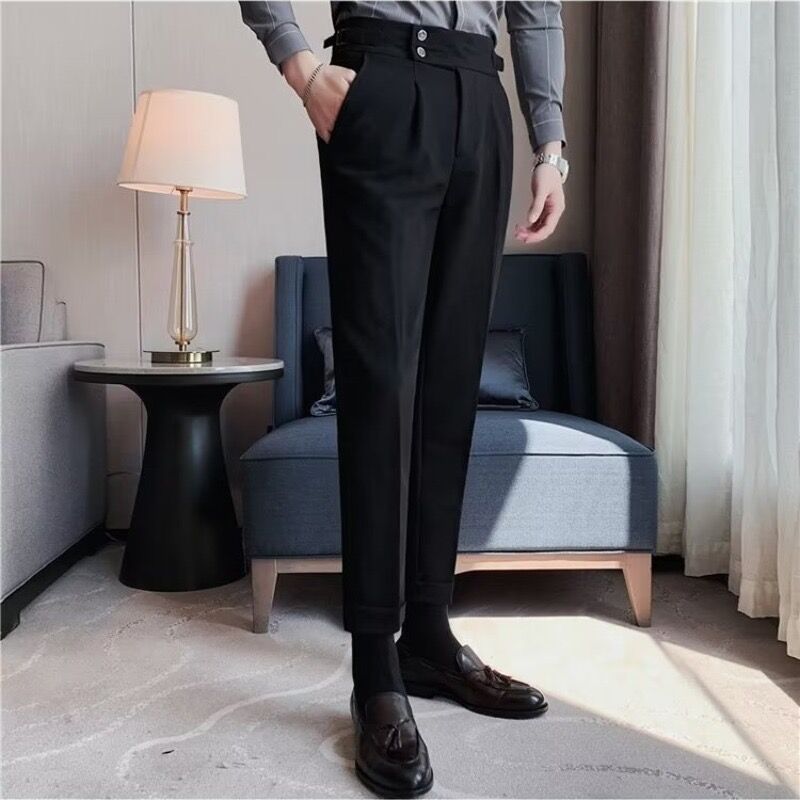 Paris Hohe Taille Pantalon - Altes Geld