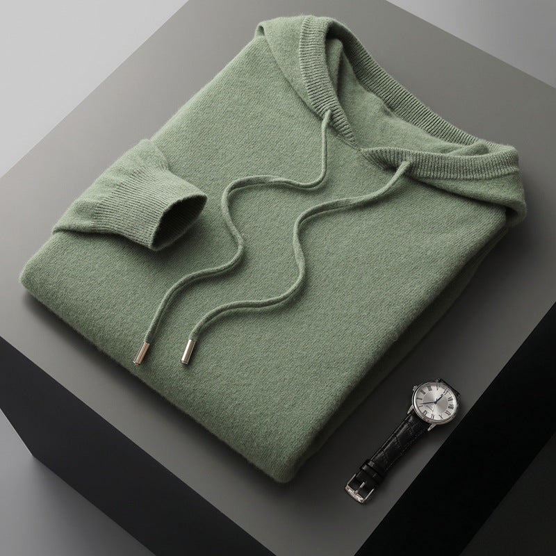 100% Kaschmir Kapuzenpullover - Altes Geld
