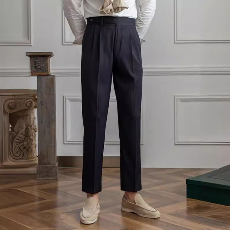 Capri Hohe Taille Pantalon - Altes Geld