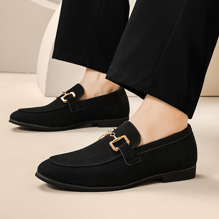 Altes Geld Luxuriöse Wildleder-Loafer - Altes Geld