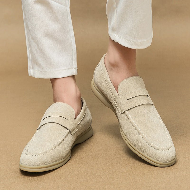 Altes Geld Wildleder Driver Loafers - Altes Geld