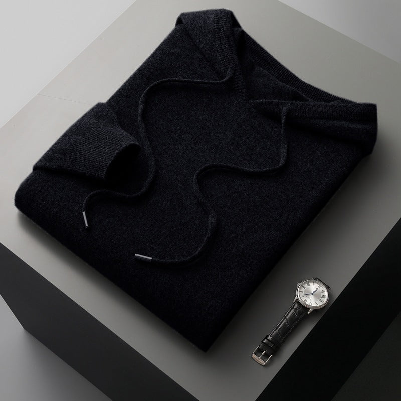100% Kaschmir Kapuzenpullover - Altes Geld