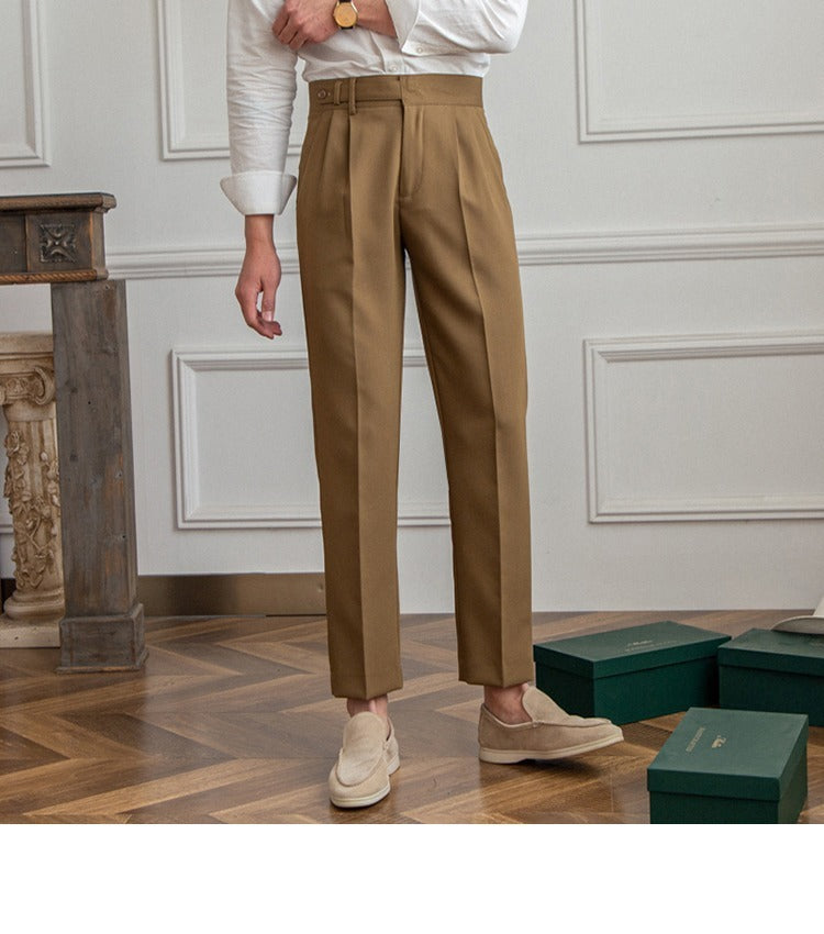Capri Hohe Taille Pantalon - Altes Geld