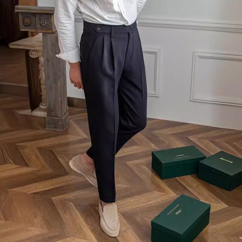 Capri Hohe Taille Pantalon - Altes Geld