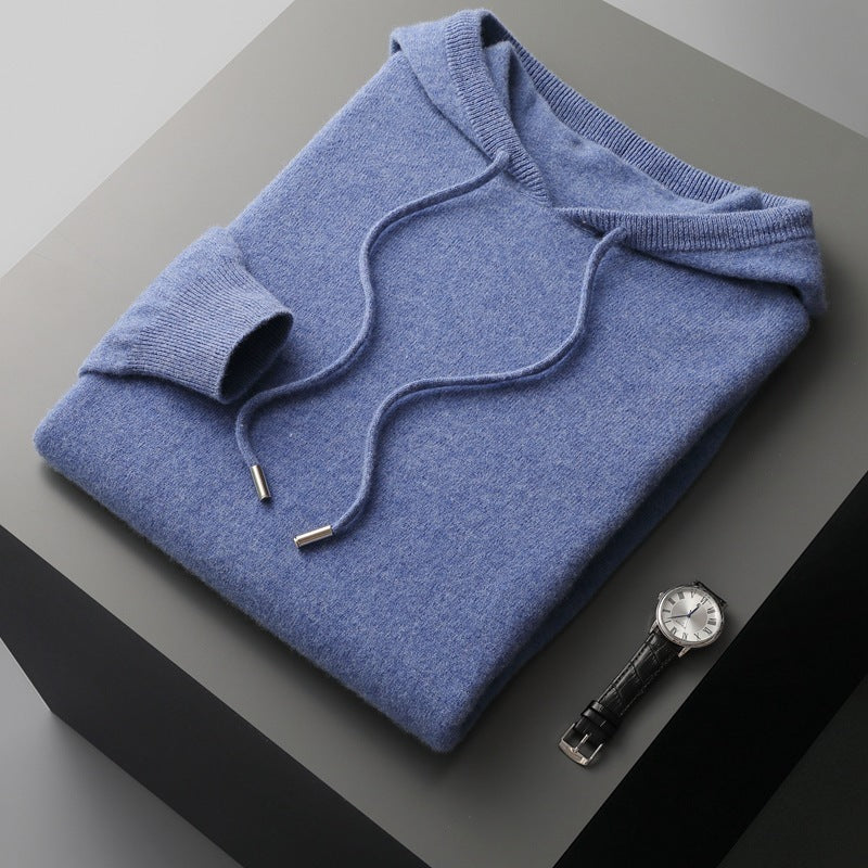 100% Kaschmir Kapuzenpullover - Altes Geld