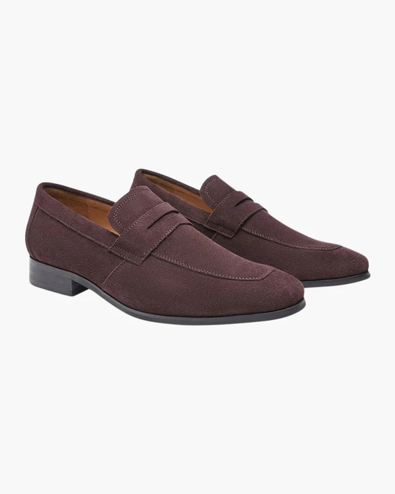 Altes Geld Penny Loafers aus Wildleder - Altes Geld