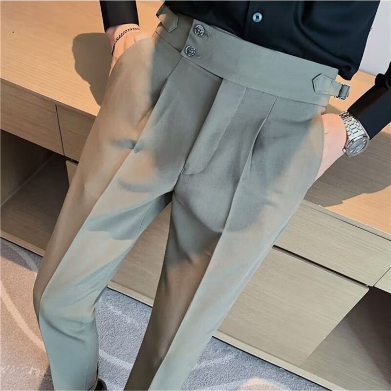 Paris Hohe Taille Pantalon - Altes Geld