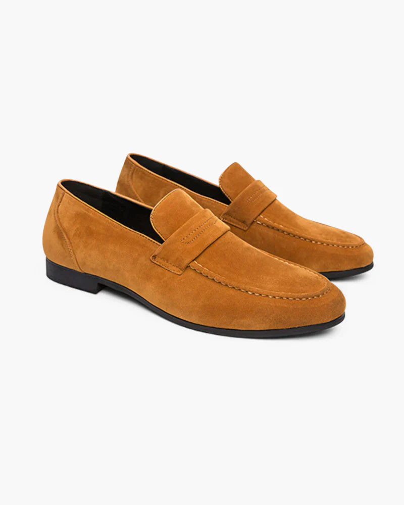 Altes Geld Penny Loafers aus Wildleder - Altes Geld