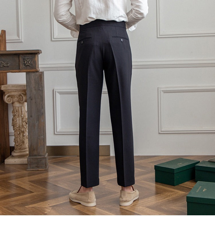 Capri Hohe Taille Pantalon - Altes Geld
