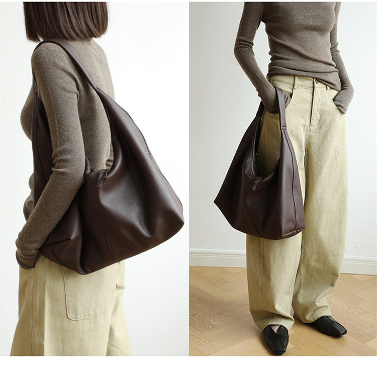 Altes Geld aus echtem Leder Hobo-Tasche - Altes Geld
