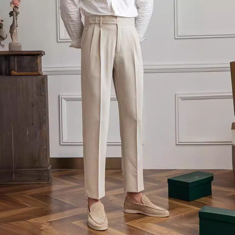 Capri Hohe Taille Pantalon - Altes Geld