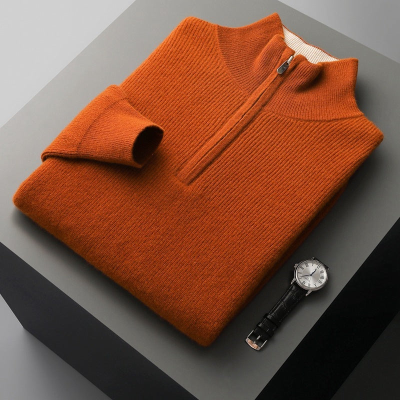 100% Kaschmir Herrenpullover - Altes Geld