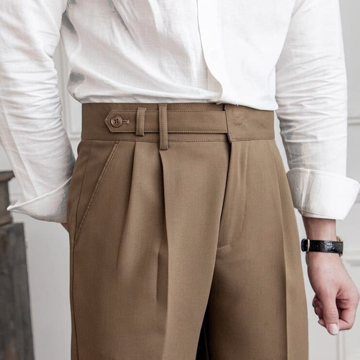 Capri Hohe Taille Pantalon - Altes Geld