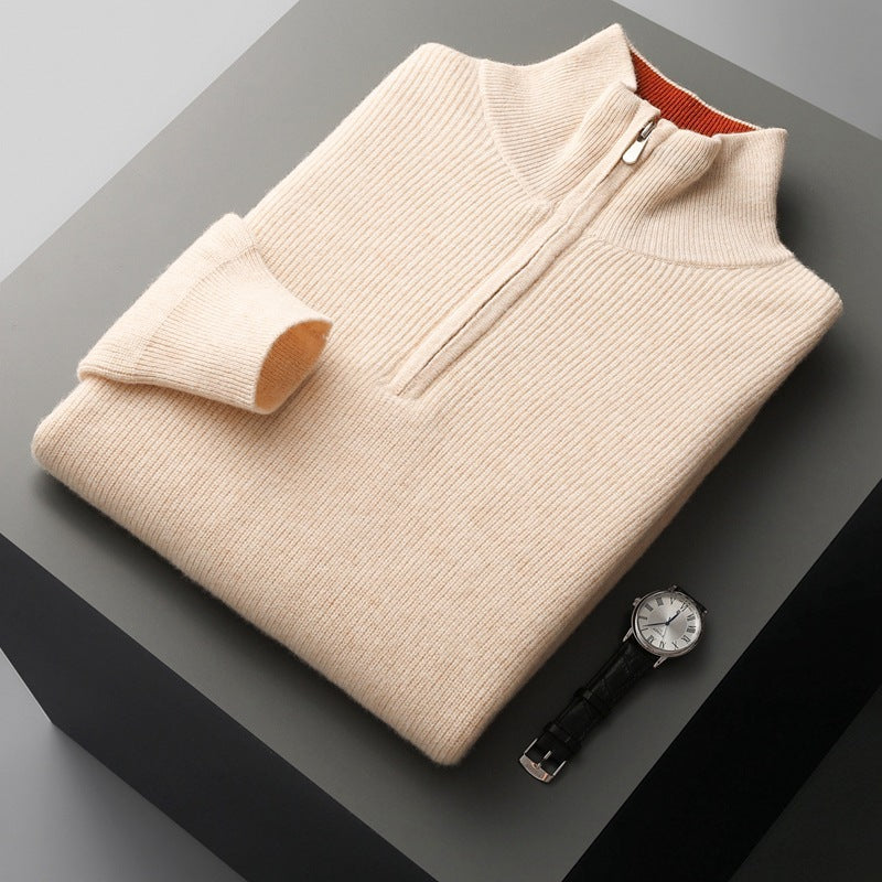 100% Kaschmir Herrenpullover - Altes Geld