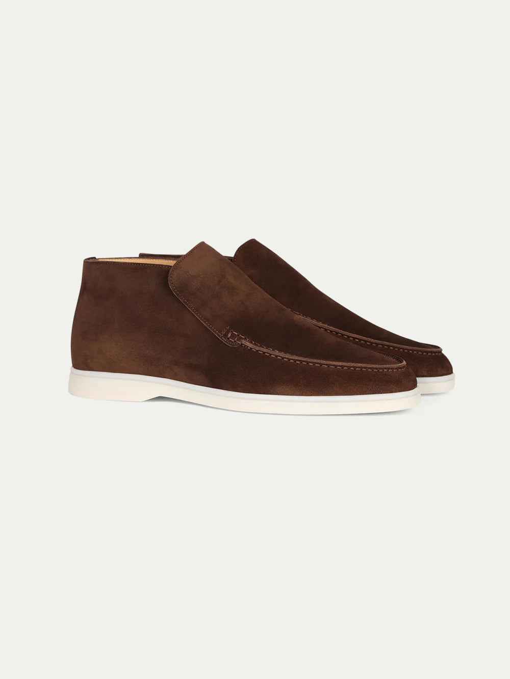 Altes Geld Hohe Wildleder-Loafer
