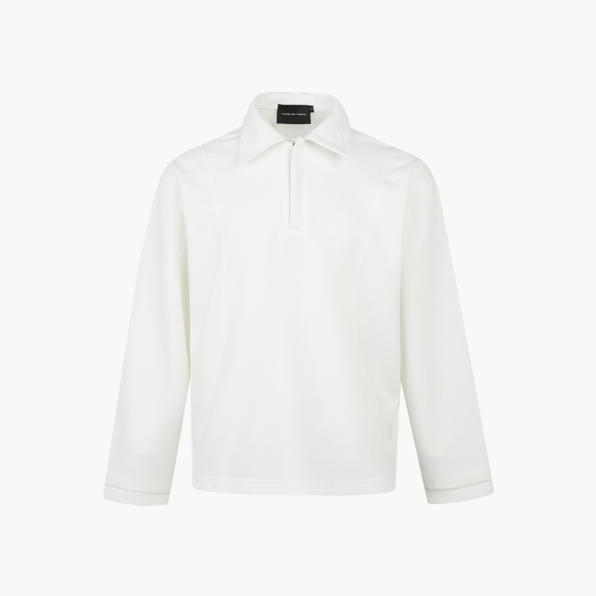 Madrid Langärmeliges Poloshirt in Übergröße - Altes Geld