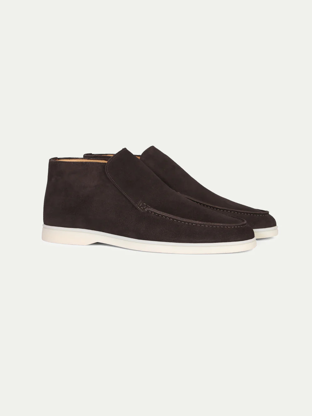 Altes Geld Hohe Wildleder-Loafer