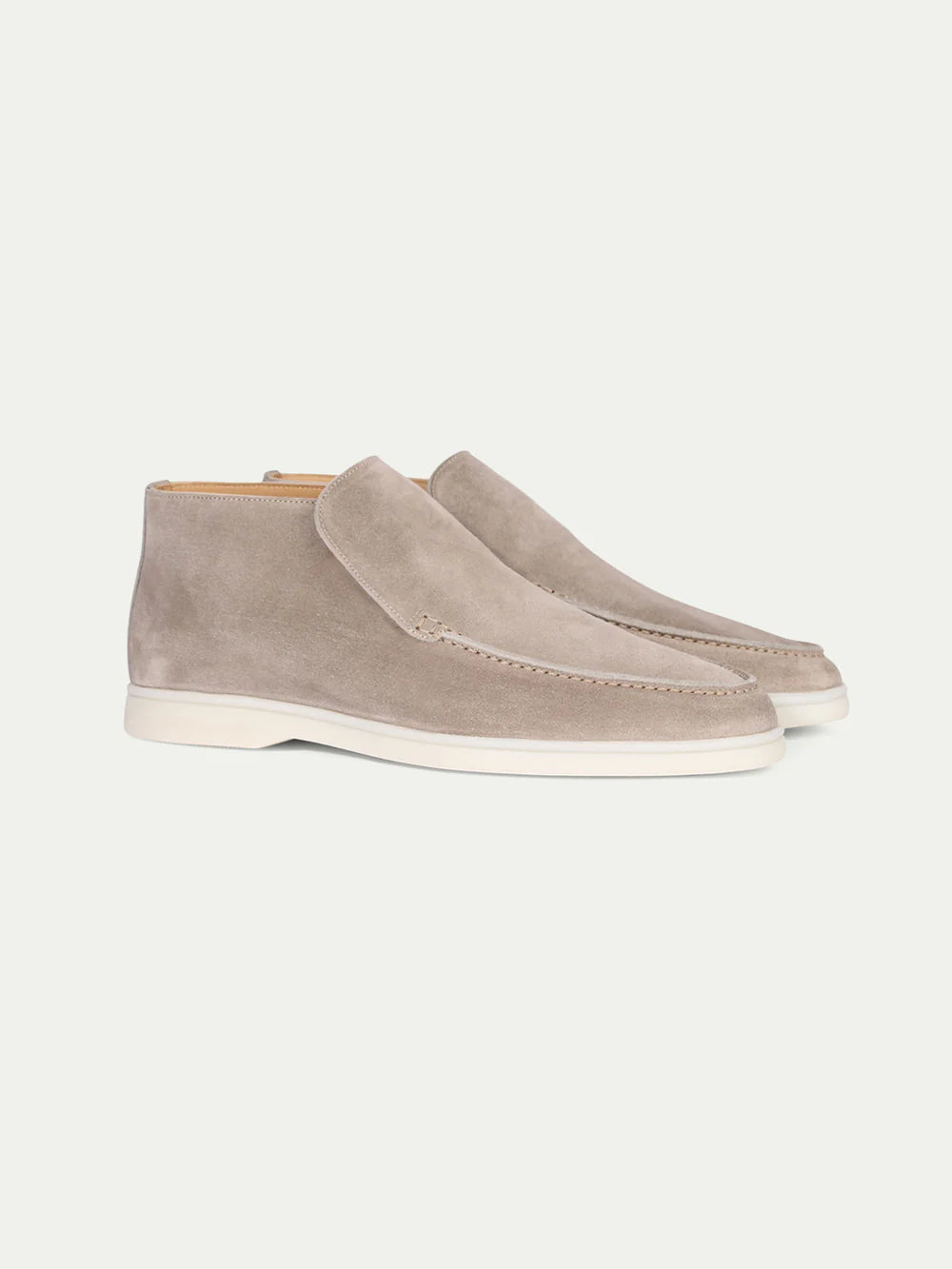 Altes Geld Hohe Wildleder-Loafer