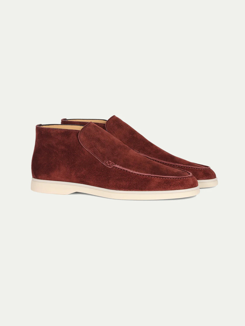 Altes Geld Hohe Wildleder-Loafer