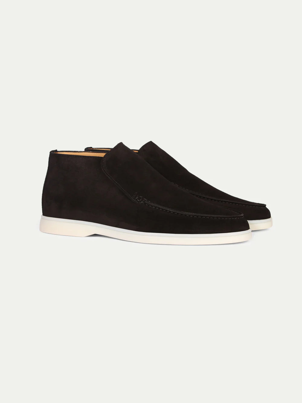 Altes Geld Hohe Wildleder-Loafer