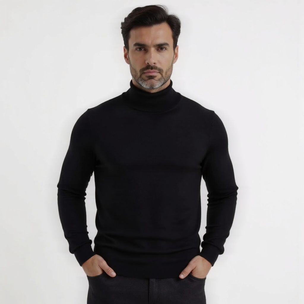 Gstaad Rollkragenpullover aus Merinowolle - Altes Geld