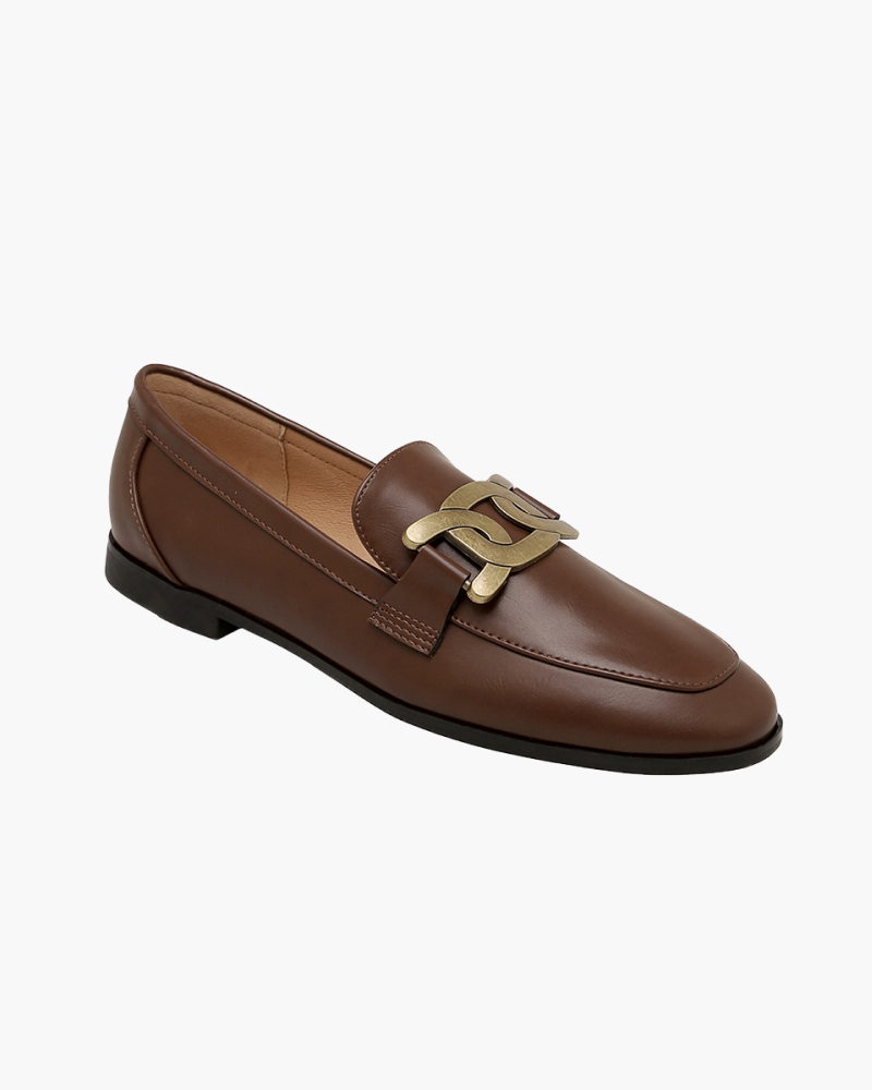Altes Geld Gold Schnalle Loafers - Altes Geld
