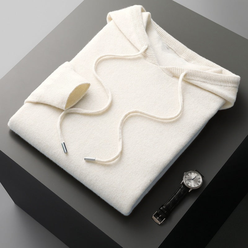 100% Kaschmir Kapuzenpullover - Altes Geld