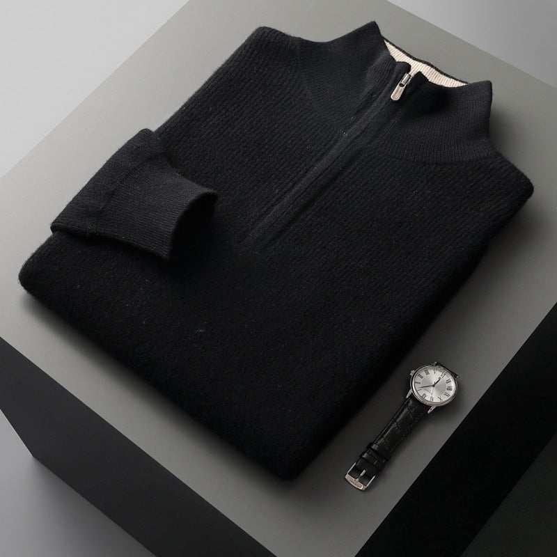 100% Kaschmir Herrenpullover - Altes Geld