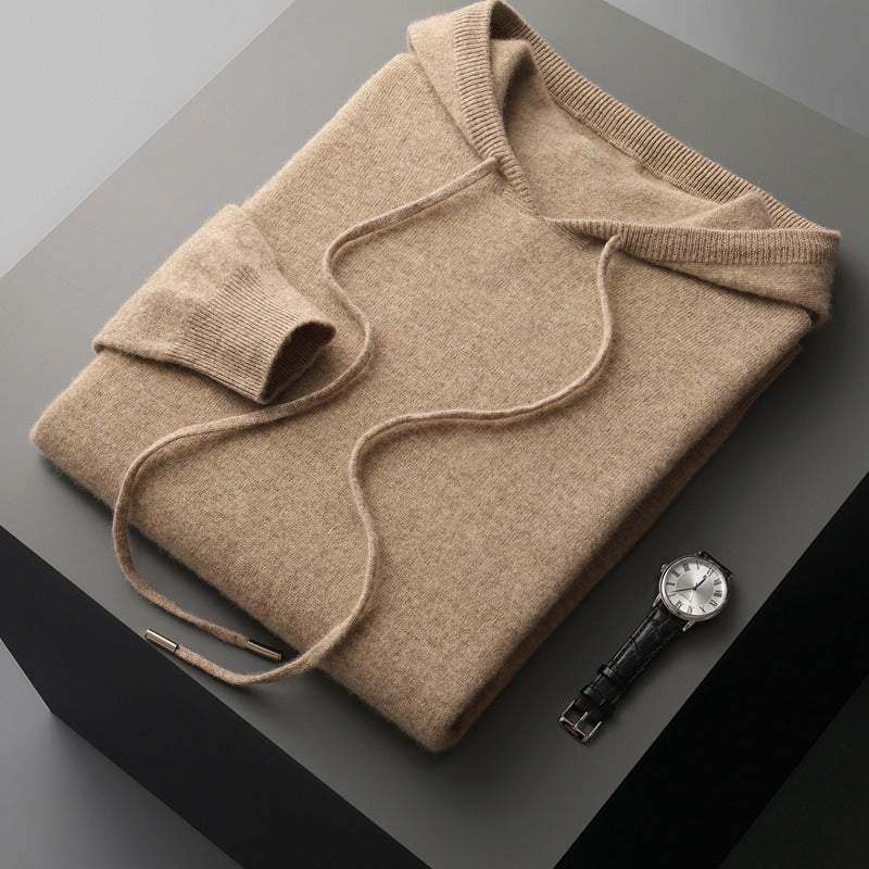 100% Kaschmir Kapuzenpullover - Altes Geld