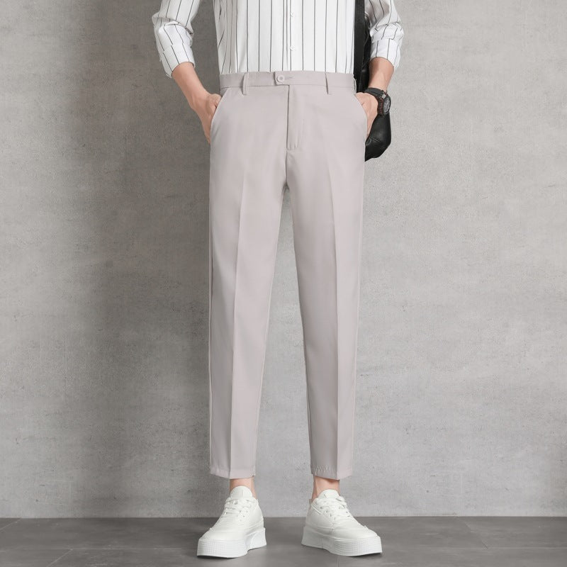 Augustus Gekürzte Stretch Pantalon - Altes Geld