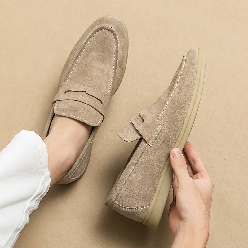 Altes Geld Wildleder Driver Loafers - Altes Geld