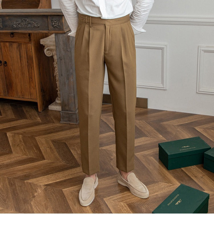 Capri Hohe Taille Pantalon - Altes Geld