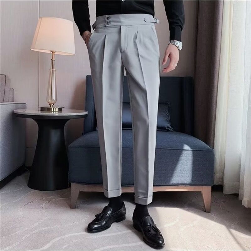 Paris Hohe Taille Pantalon - Altes Geld