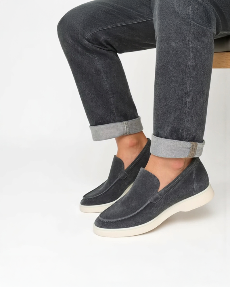 Altes Geld Wildleder-Loafer