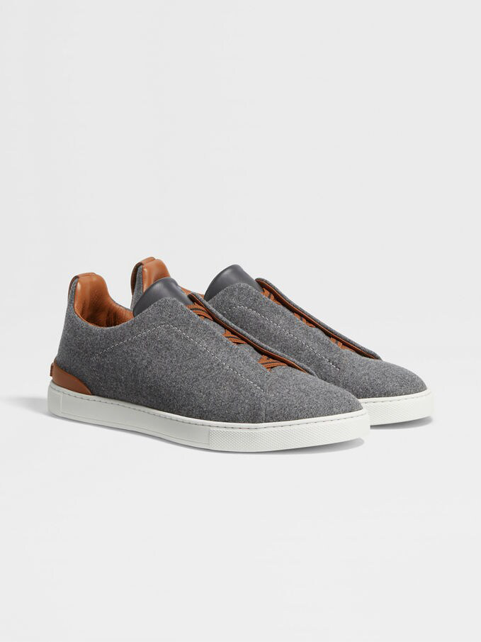 Altes Geld Wildleder Sneakers