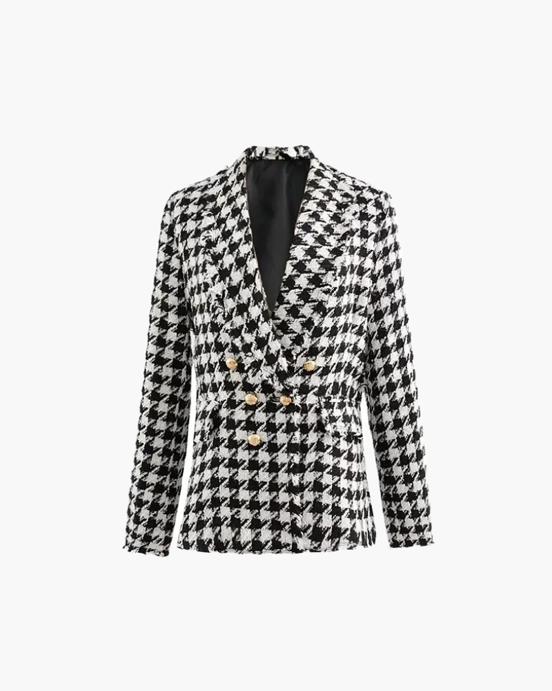Retro-Karierte Jacke - Altes Geld