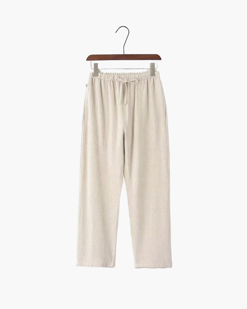 Sansibar Leinen Pantalon - Altes Geld